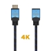 HDMI Kábel Aisens A120-0453 Fekete Fekete/Kék 2 m Hosszabbító Kábel