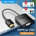 HDMI–VGA Adapter Vention 42154 Fekete 15 cm