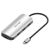 USB elosztó Vention TOIHB 100 W Ezüst színű