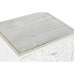 Cassettiera DKD Home Decor Abete MDF Bianco Arabo (45 x 34 x 78 cm)