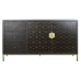 Sideboard DKD Home Decor Black Golden Dark brown 160 x 40 x 90 cm