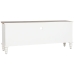Mueble de TV Home ESPRIT Blanco Natural Metal Abeto 150 x 36 x 56 cm