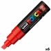 Marker pen/felt-tip pen POSCA PC-8K Red (6 Units)