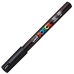 Marker pen/felt-tip pen POSCA PC-1MR Black (6 Units)