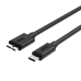 USB C uz Micro USB B Kabelis Unitek Y-C475BK Melns 1 m