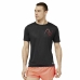Pánske tričko s krátkym rukávom New Balance Graphic Impact Run Čierna