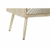 TV furniture DKD Home Decor 130 x 40 x 60 cm Fir Natural Golden Metal MDF Wood