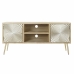 Tv-meubel DKD Home Decor 130 x 40 x 60 cm Spar Natuurlijk Gouden Metaal Hout MDF