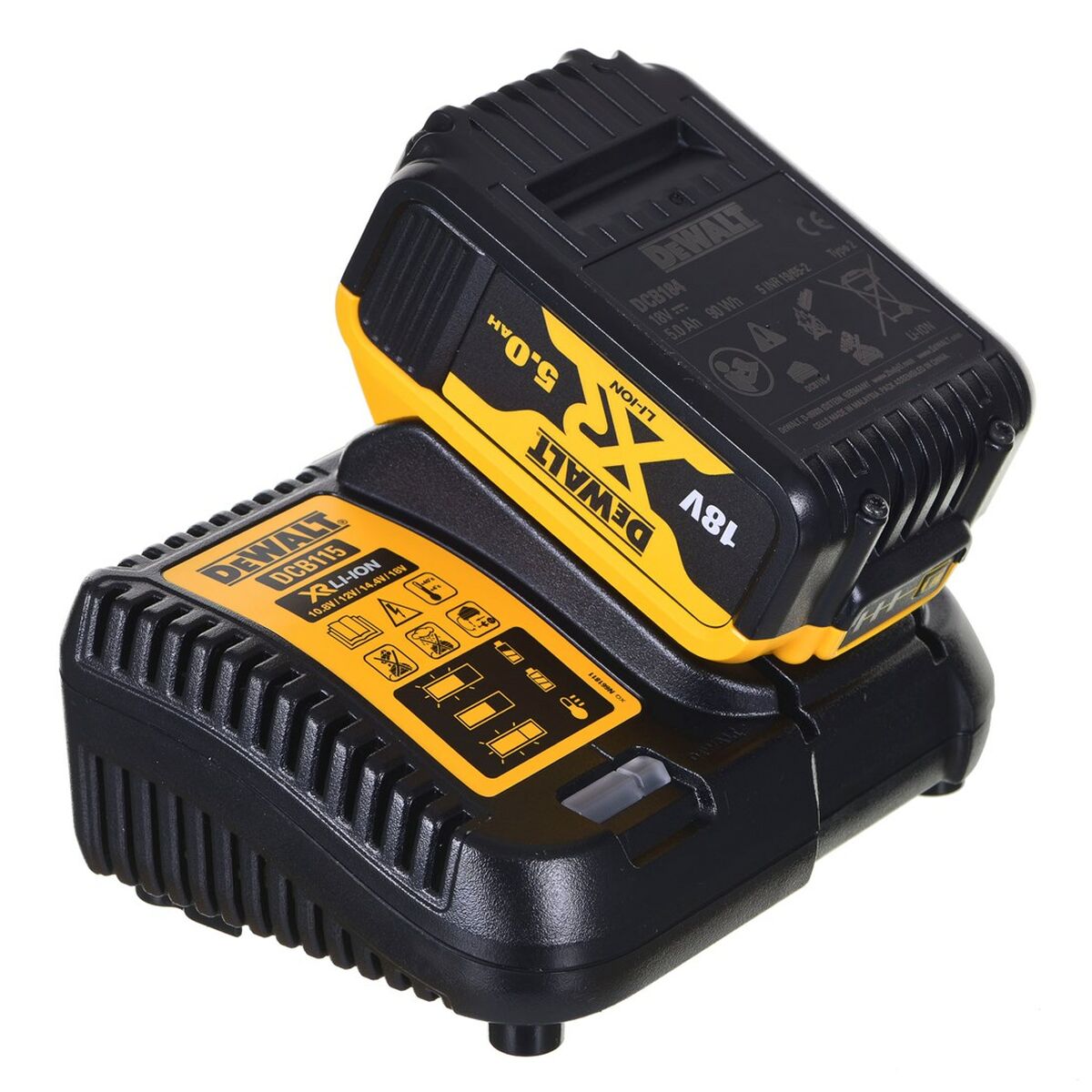 Driver Drill Dewalt tstak vi dck2080p2t-qw 18 V