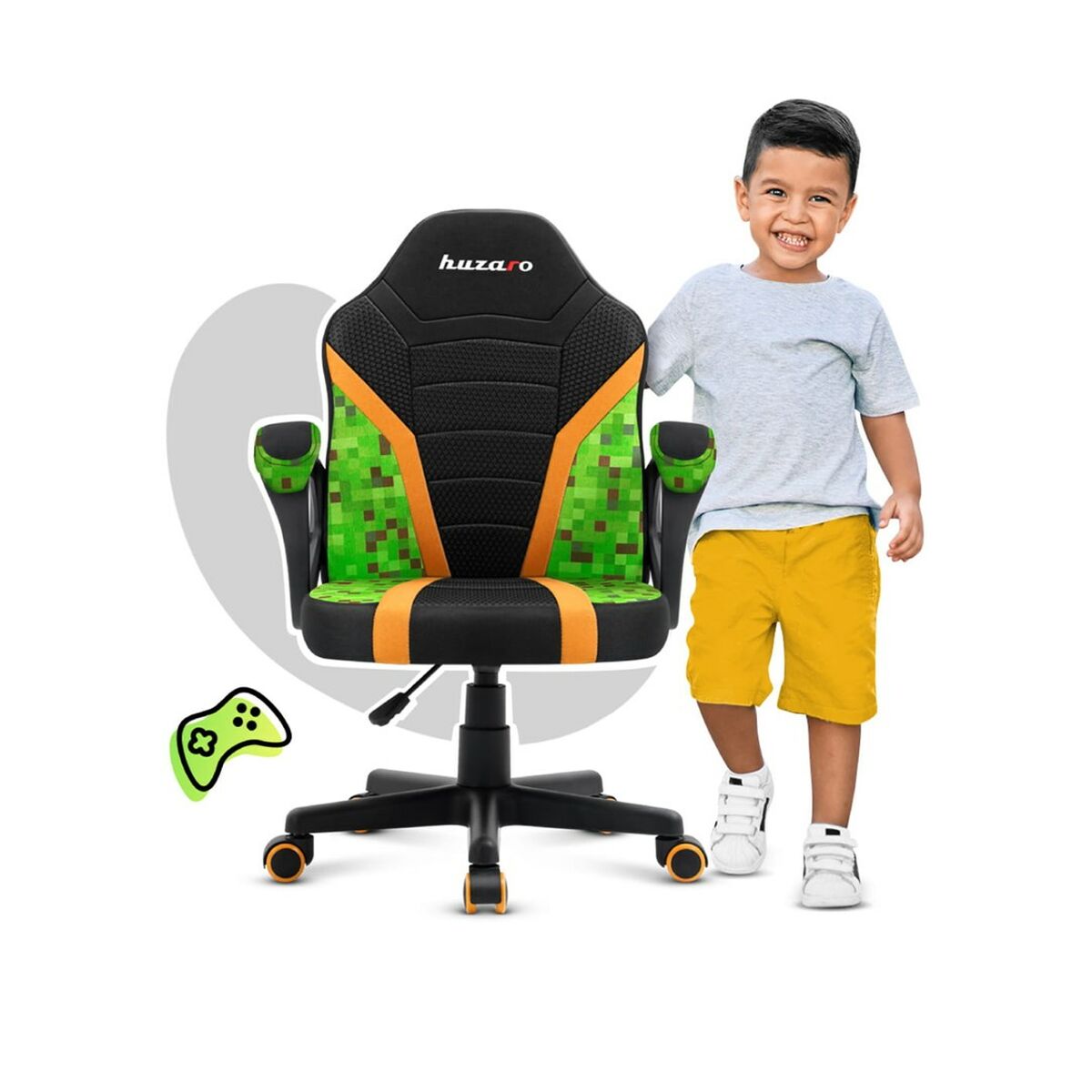Gaming-stol Huzaro HZ-Ranger 1.0 Pixel mesh Trykt