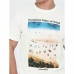 Camiseta de Manga Corta Hombre Only & Sons Onskolton Reg Beach Blanco