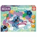 Puzle un domino komplekts Stitch Poster 250 Daudzums