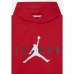 Gyerek kapucnis pulóver Nike Jordan Jumpman Little Piros