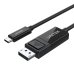 Cablu USB-C la DisplayPort Unitek V1146A Negru 1,8 m