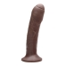 Realistic Dildo Tantus With relief Silicone Dark brown