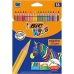 Färgpennor Bic 9505241 Multicolour 18 Delar