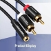 Cablu Audio Jack la RCA Vention VAB-R01-B100 1 m