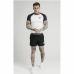 Férfi sport rövidnadrág SikSilk Standard Fekete