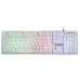 Tastatur Mars Gaming MK220WES RGB Hvid