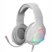 Słuchawki z Mikrofonem Gaming Mars Gaming MH222 Biały