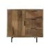 Sivupöytä DKD Home Decor Luonnollinen Metalli Mangopuu (90 x 40 x 87 cm)