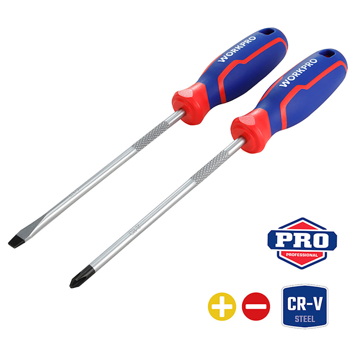 Skrutrekkersett Workpro 2 Deler
