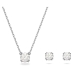 Women's necklace and matching earrings set Swarovski 5647663