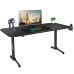 Biurko Gaming Huzaro HZ-Hero 4.7 Czarny Drewno MDF 160 x 75 cm