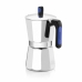 Kaffemaskine Monix M860009 Aluminium Sølvfarvet 9 Kopper