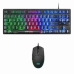 Tastatură și Mouse Gaming Mars Gaming MCPTKLES 3200 dpi RGB Negru Qwerty Spaniolă