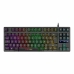 Žaidimų klaviatūra Mars Gaming MKTKLES Ispaniška Qwerty Juoda LED RGB