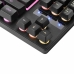 Herná klávesnica Mars Gaming MKTKLES Španielska Qwerty Čierna LED RGB