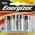 Alkaline baterijas Energizer E300132800 AA LR6 9 V