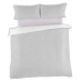 Set pokrivača za poplun Alexandra House Living Greta Biserno Siva Krevet od 180 3 Dijelovi
