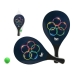 Racquet Set Olimpic Rings de playa