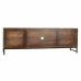 Televizoriaus baldai DKD Home Decor 180 x 40 x 60 cm Juoda Metalinis Balta Mango mediena