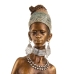 Dekoratív Figura 14 x 12,5 x 54,5 cm Afrikai Nő