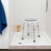 Besisukanti ir reguliuojama vonios kėdutė Roshawer InnovaGoods Balta (Naudoti B)