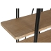Shelves Home ESPRIT Black Wood Metal 119,5 x 35,5 x 155 cm