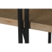 Regał Home ESPRIT Czarny Drewno Metal 119,5 x 35,5 x 155 cm