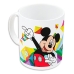 Krus Mickey Mouse Happy smiles Keramikk Rød Blå (350 ml)