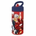 Water bottle The Avengers Infinity Red Black (410 ml)