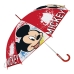 Deštníky Mickey Mouse Happy Smiles Červený (Ø 80 cm)