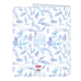 Carpeta de anillas Frozen Memories Azul Blanco A4 (26.5 x 33 x 4 cm)
