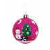 Χριστουγεννιάτικη μπάλα Peppa Pig Cosy corner Φούξια x6 Πλαστική ύλη (Ø 8 cm)