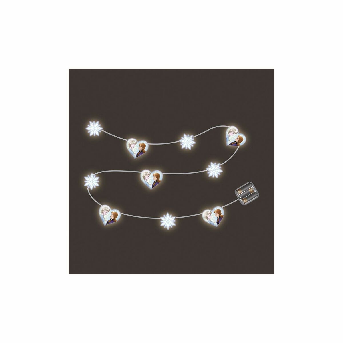 LED-krans Frozen Memories 165 cm