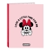 Папка-регистратор Minnie Mouse Me time Розовый A4 (26.5 x 33 x 4 cm)
