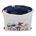 Ryggsekk med Stringer Mickey Mouse Clubhouse Only one Marineblå (26 x 34 x 1 cm)