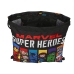 Bolsa Mochila con Cuerdas The Avengers Super heroes Negro (26 x 34 x 1 cm)