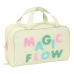 Mokyklinis higienos reikmenų krepšys Glow Lab Magic flow Rusvai gelsva 31 x 14 x 19 cm
